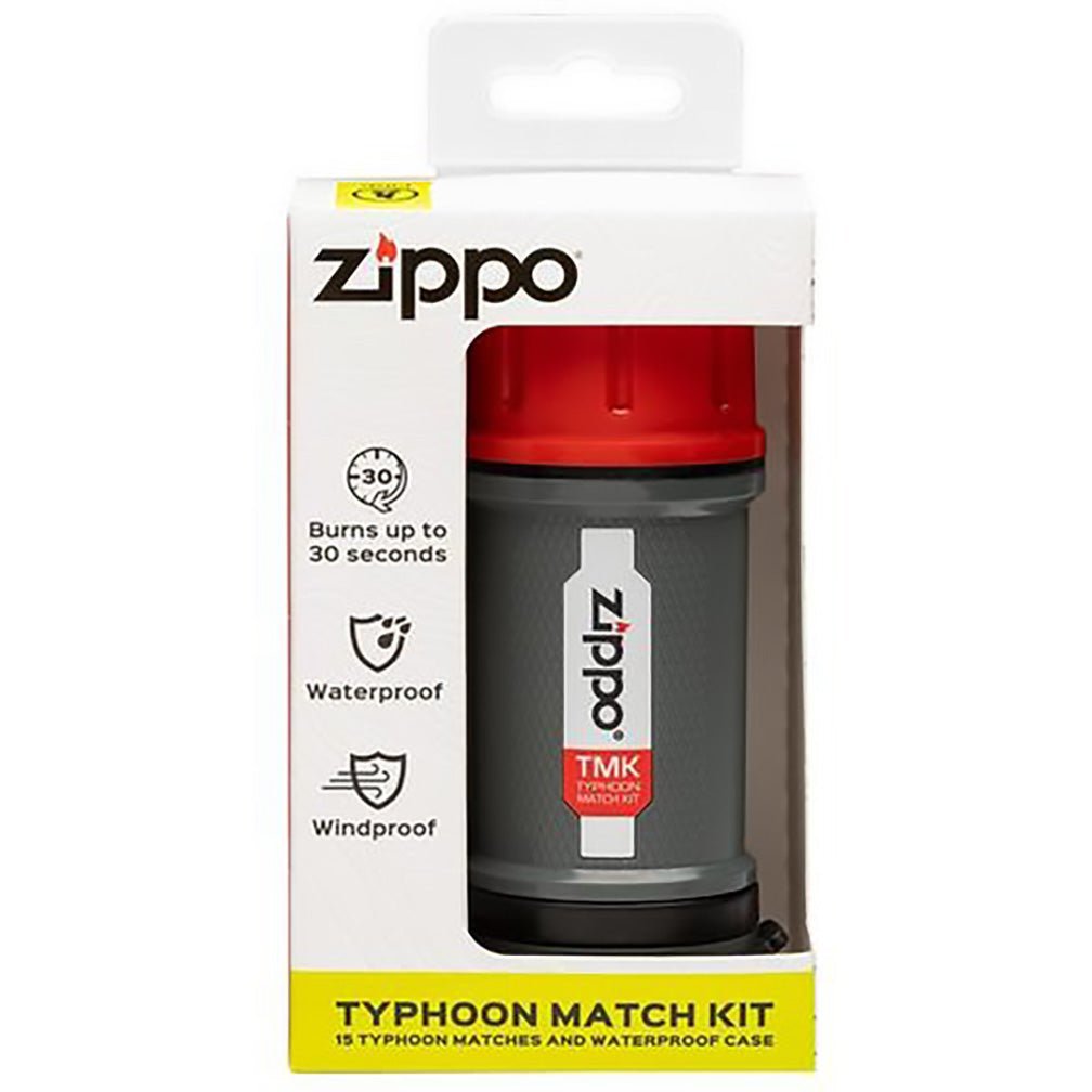 Zippo Typhoon Match Kit (1-Match kit 15-Typhoon matches 3-Strike pads) - Clinch River Fishing USA