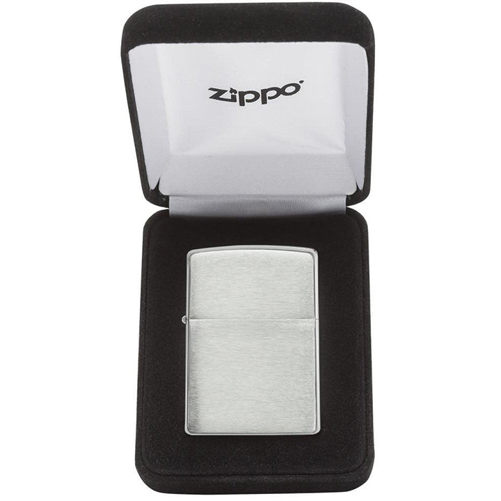 Zippo Windproof Lighter Armor® Brushed Sterling Silver - Clinch River Fishing USA