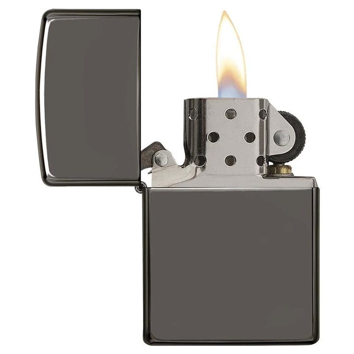 Zippo Windproof Lighter Black Ice - Clinch River Fishing USA
