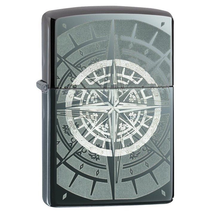 Zippo Windproof Lighter Black Ice® Compass - Clinch River Fishing USA