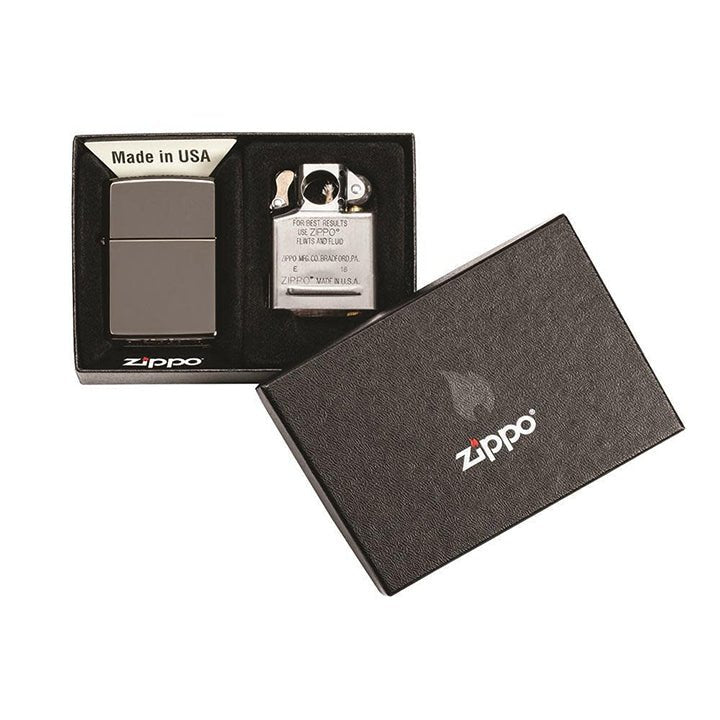 Zippo Windproof Lighter Black Ice® Lighter & Pipe Insert - Clinch River Fishing USA