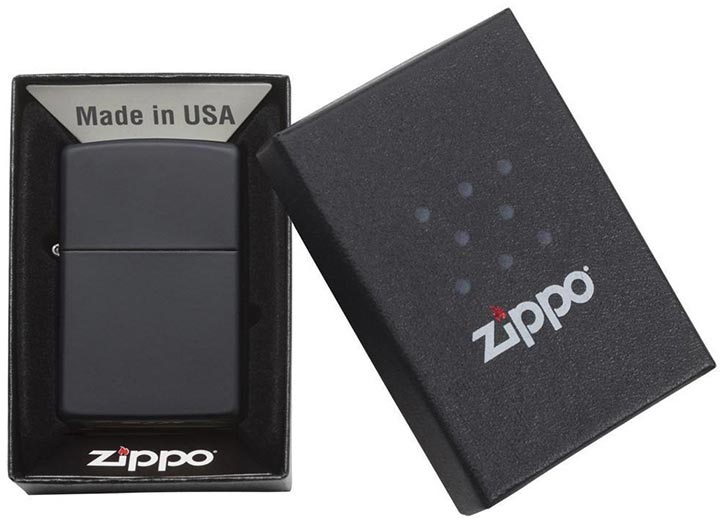 Zippo Windproof Lighter Black Matte - Clinch River Fishing USA