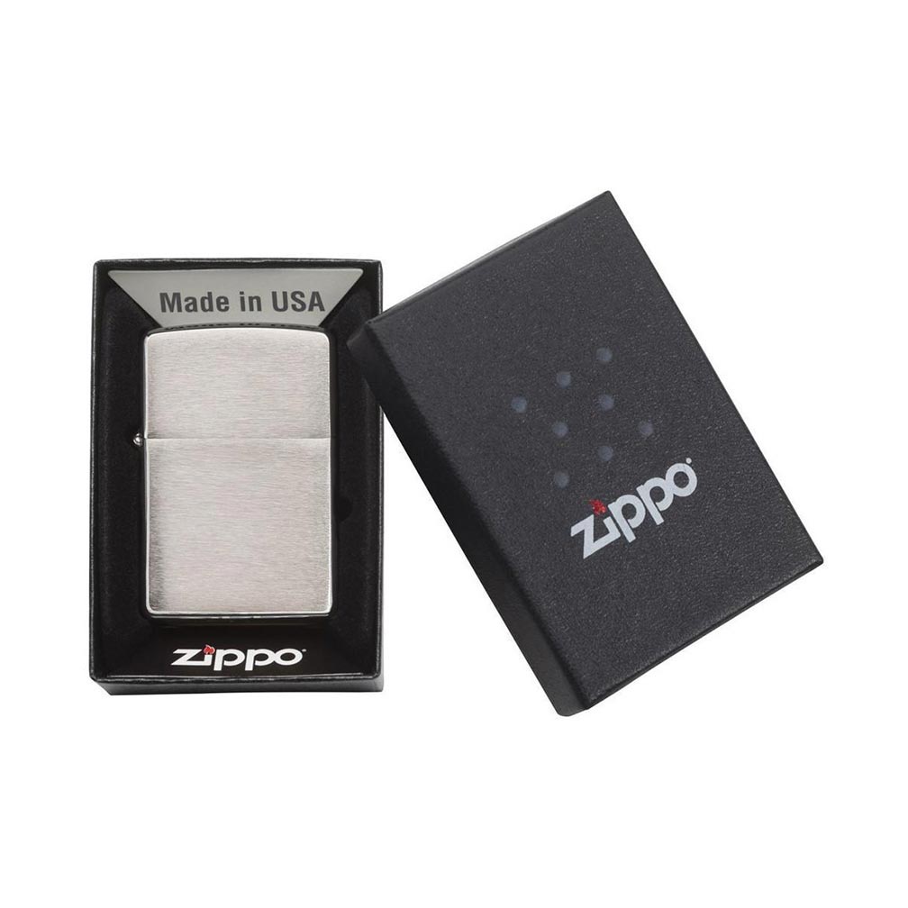 Zippo Windproof Lighter Brushed Chrome - Clinch River Fishing USA