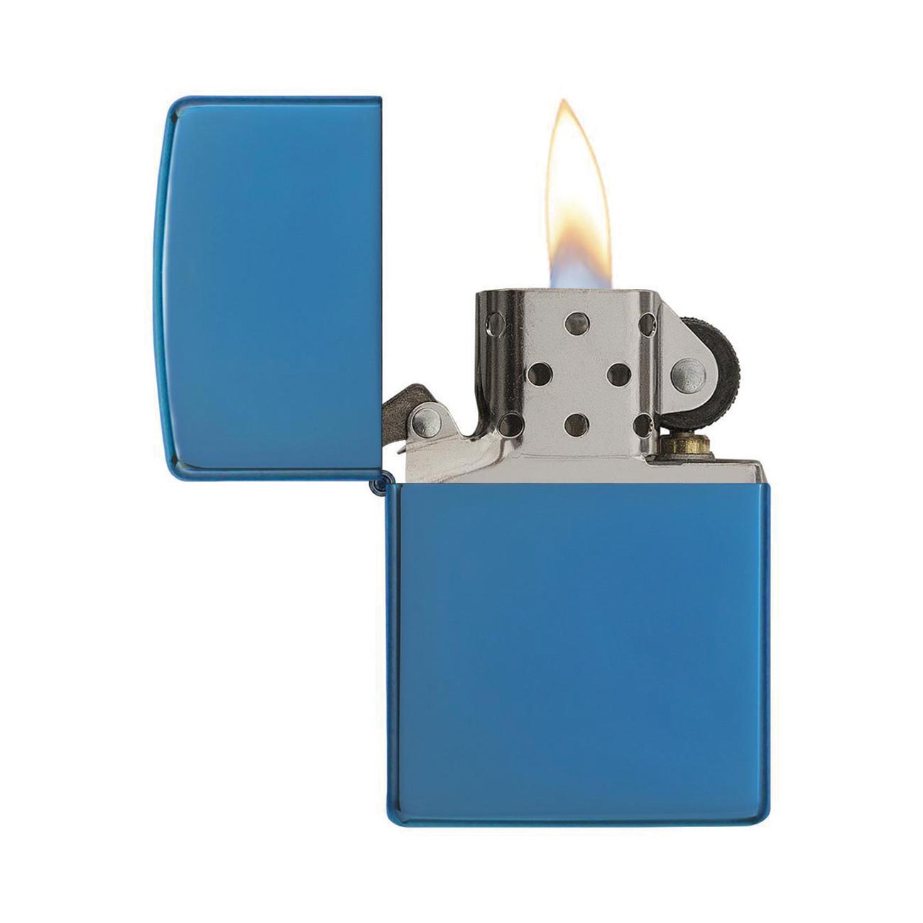 Zippo Windproof Lighter Classic High Polish Blue - Clinch River Fishing USA