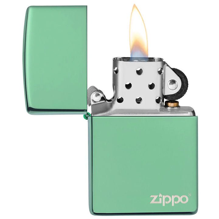 Zippo Windproof Lighter Classic High Polish Green - Clinch River Fishing USA