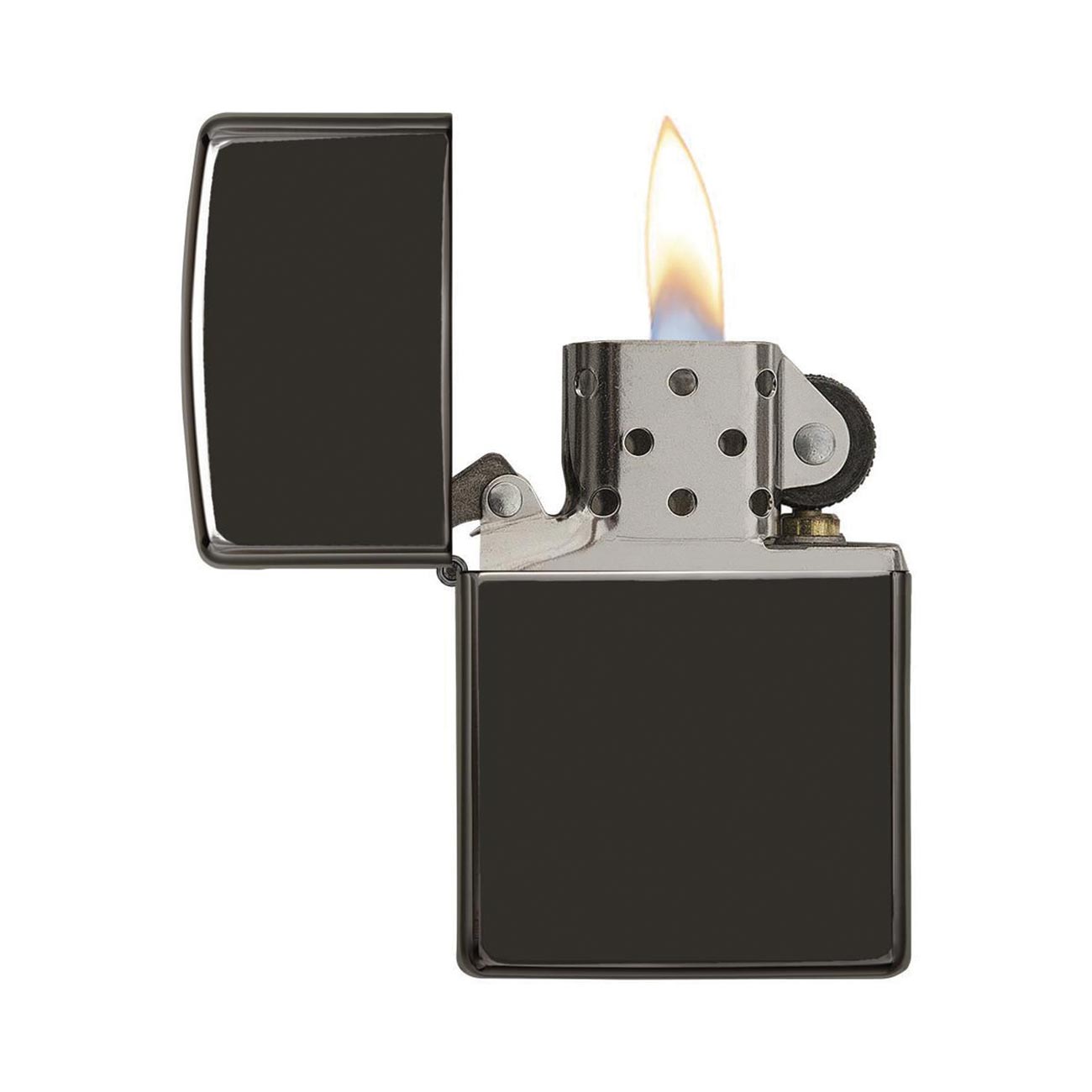 Zippo Windproof Lighter Ebony Finish Classic Case - Clinch River Fishing USA
