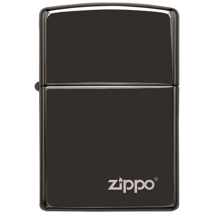 Zippo Windproof Lighter Ebony Finish W/zippo Logo - Clinch River Fishing USA