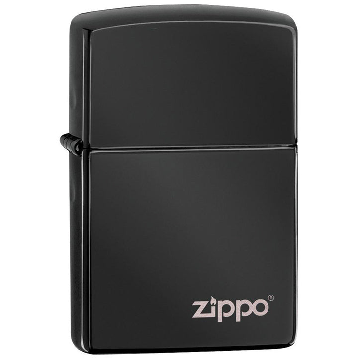 Zippo Windproof Lighter Ebony Finish W/zippo Logo - Clinch River Fishing USA