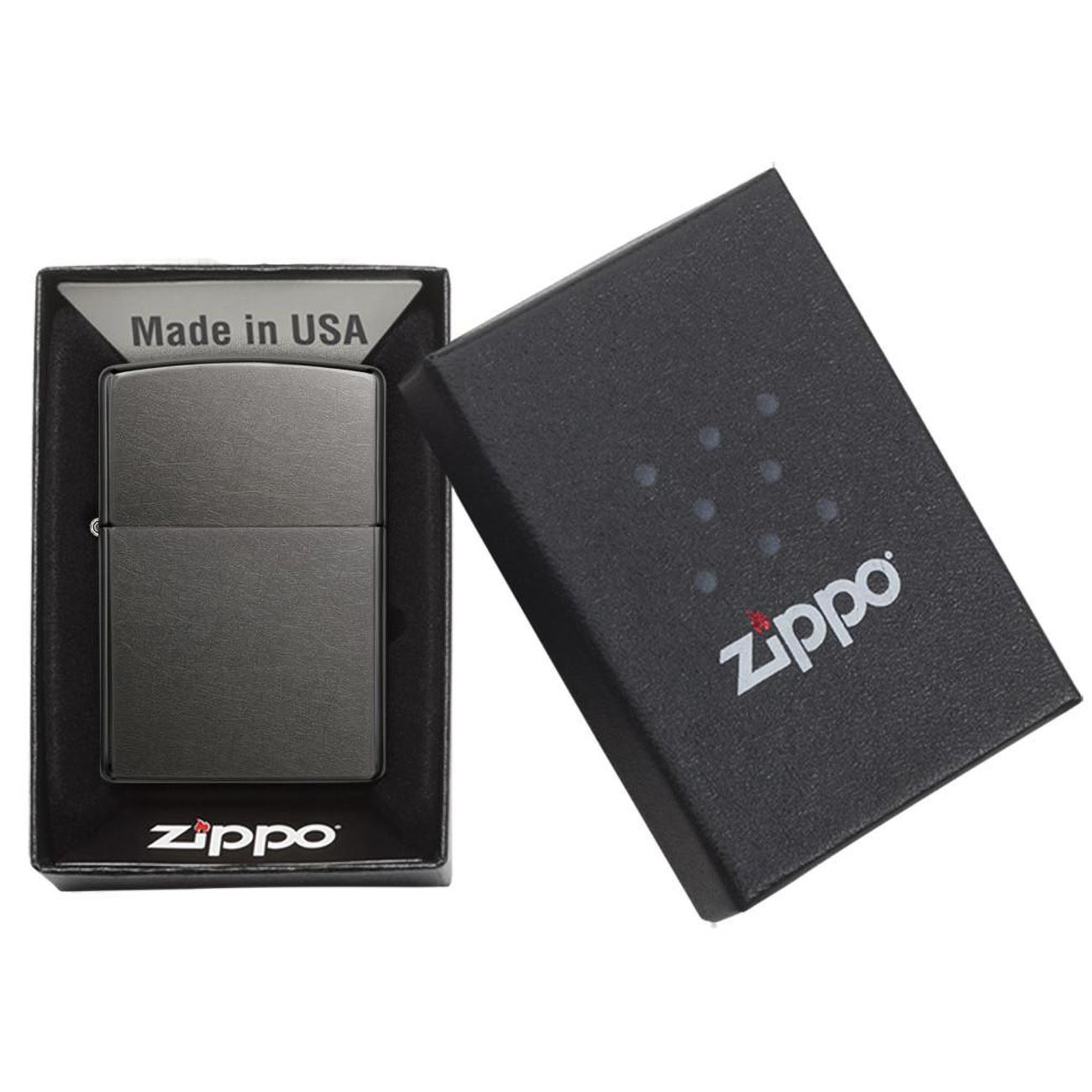 Zippo Windproof Lighter Gray Dusk Regular Lighter - Clinch River Fishing USA
