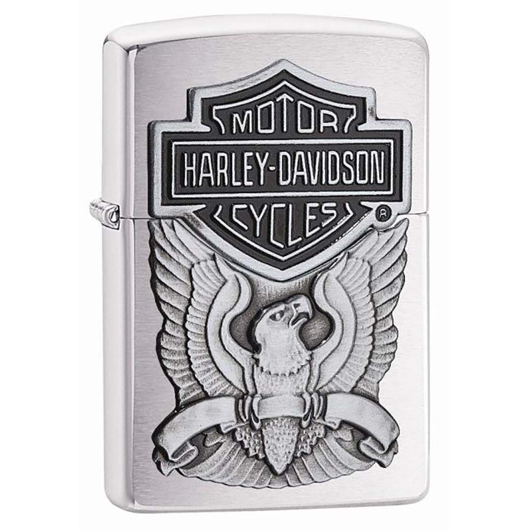 Zippo Windproof Lighter Harley - davidson Eagle Wings - Clinch River Fishing USA