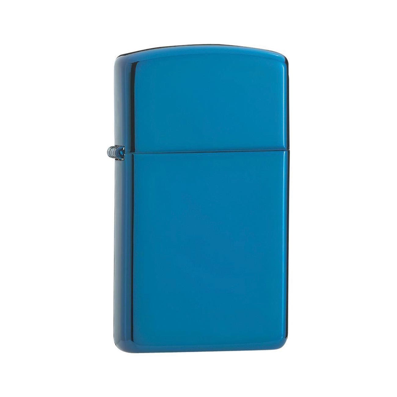 Zippo Windproof Lighter High Polish Blue Slim Case - Clinch River Fishing USA