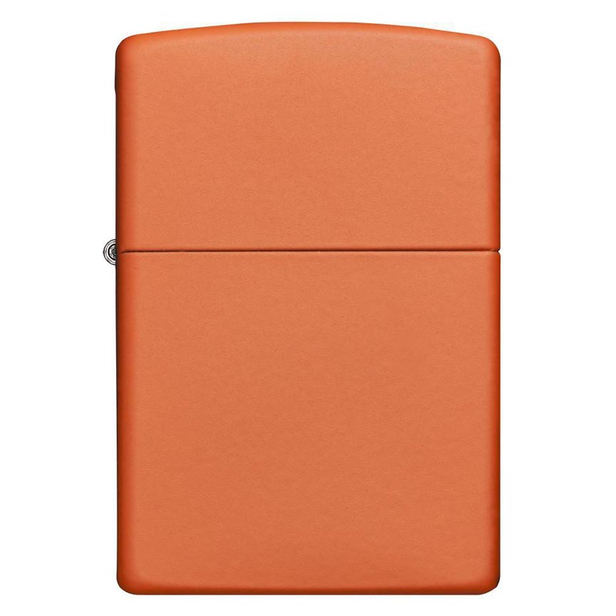 Zippo Windproof Lighter Orange Matte - Clinch River Fishing USA