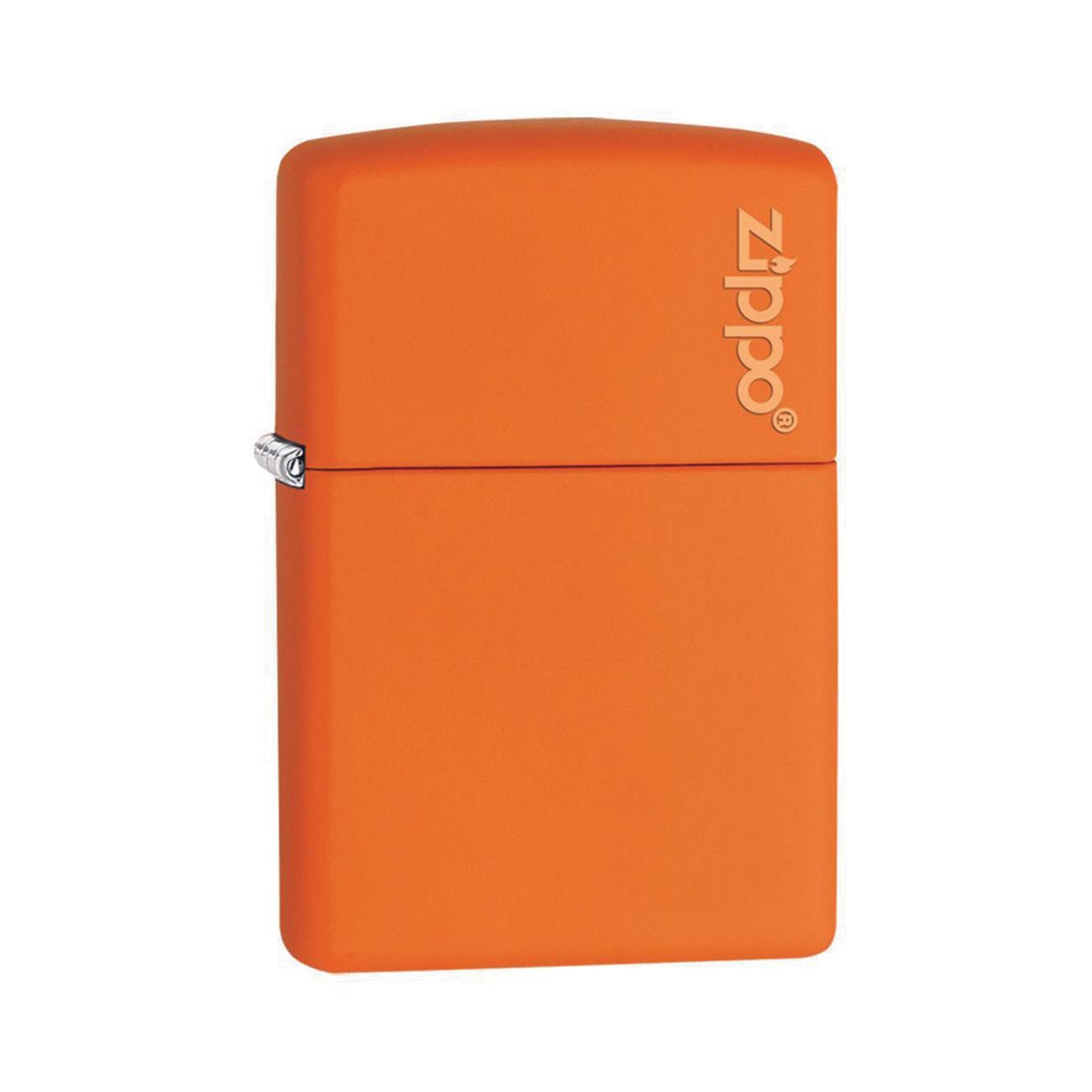 Zippo Windproof Lighter Orange Matte W/zippo Logo - Clinch River Fishing USA