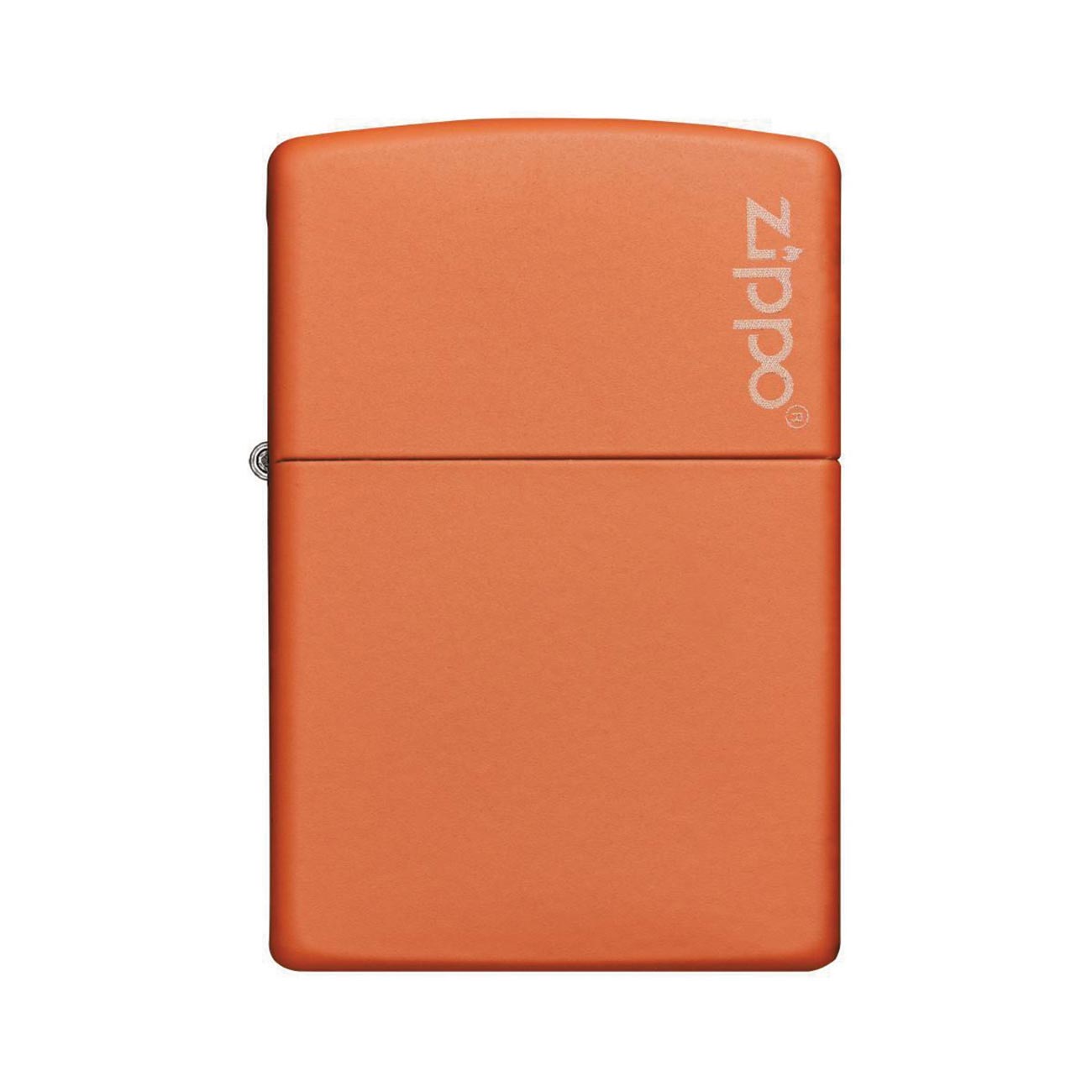 Zippo Windproof Lighter Orange Matte W/zippo Logo - Clinch River Fishing USA