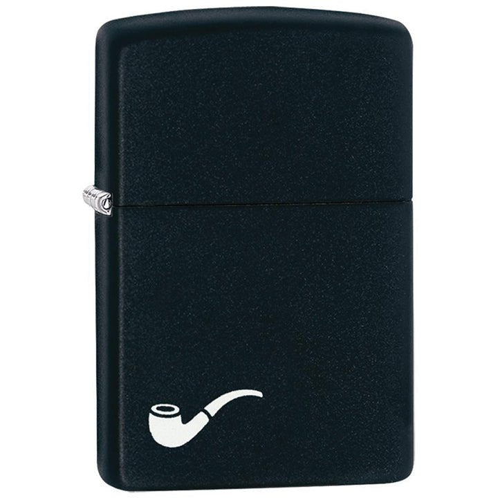 Zippo Windproof Lighter Pipe Black Matte - Clinch River Fishing USA