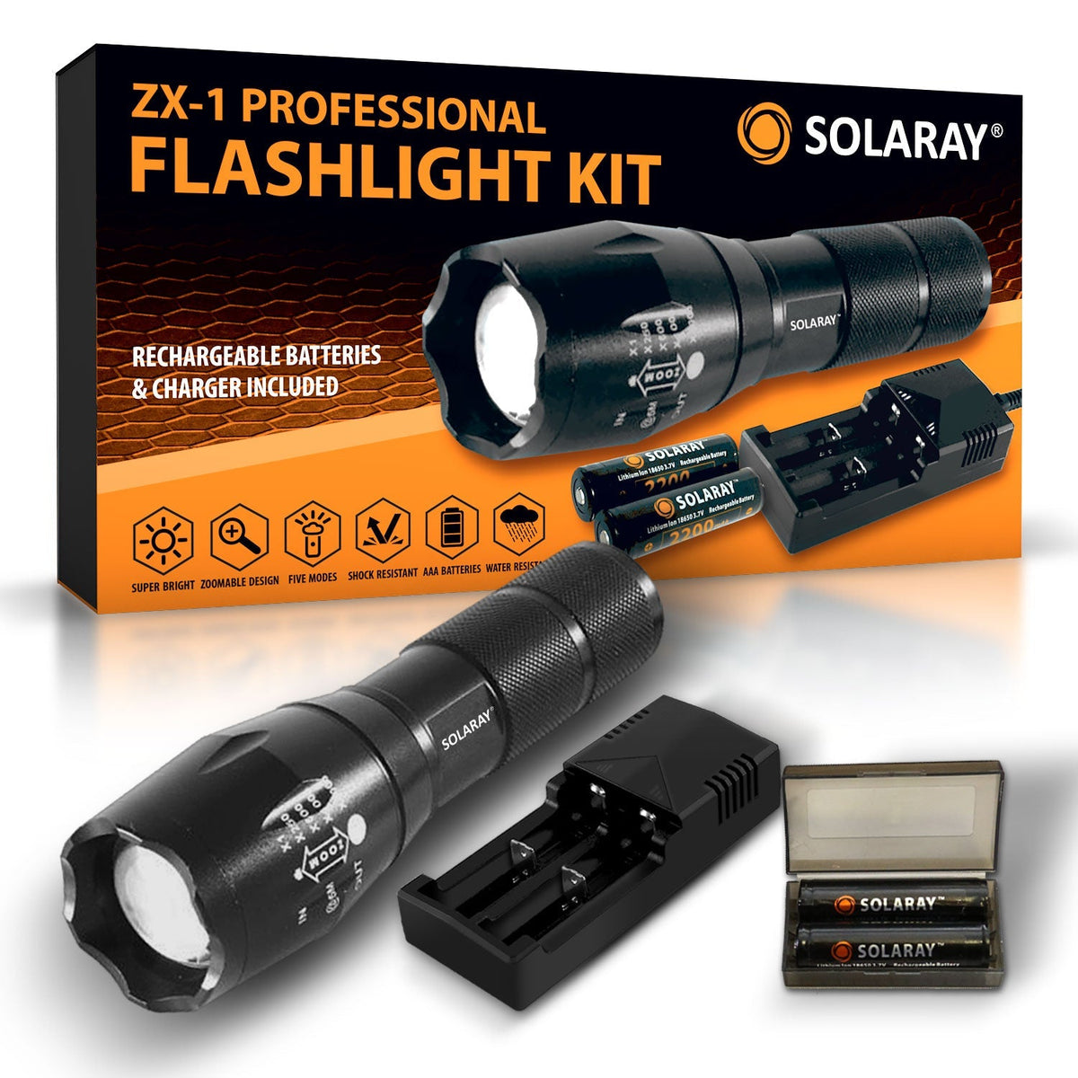ZX - 1 Professional LED Flashlight Kit - Clinch River Fishing USA