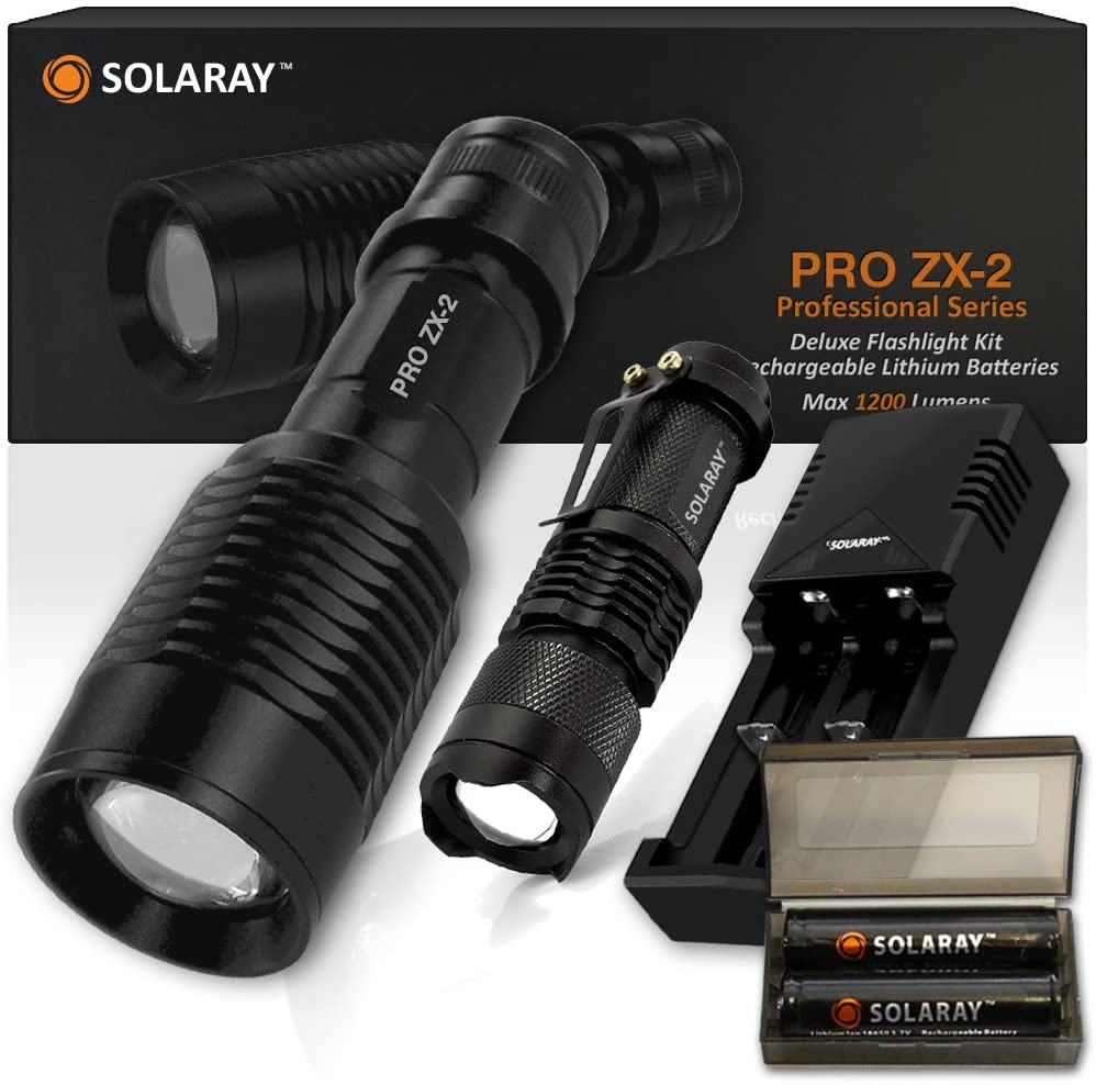 ZX - 2 Professional LED Flashlight Kit - Clinch River Fishing USA